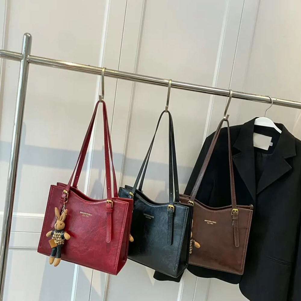 Sac à Épaule en Cuir Végan | Minimaliste, Élégant au Quotidien