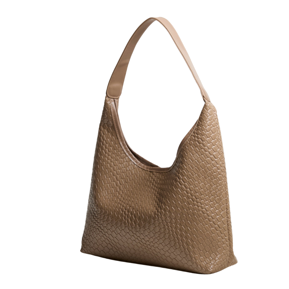 Sac Épaule Croco avec Pochette | Léger & Spacieux