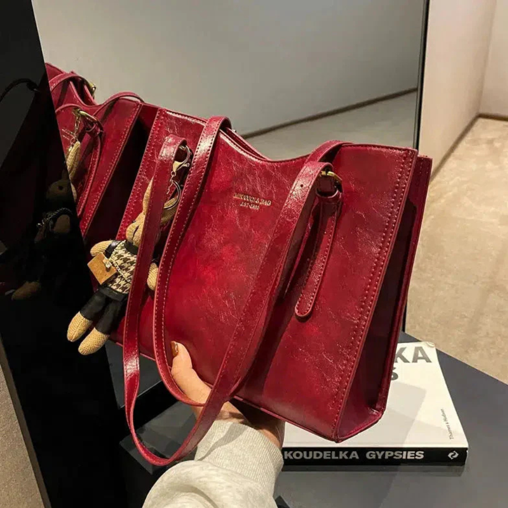Sac à Épaule en Cuir Végan | Minimaliste, Élégant au Quotidien