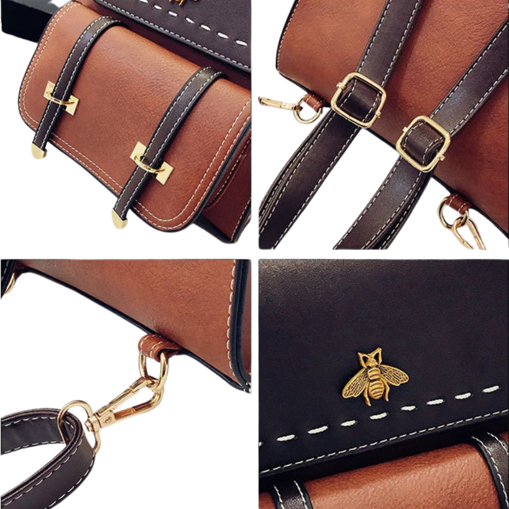 Sac à Dos Mini Classique 2-en-1 | Style Vintage en Similicuir Végan