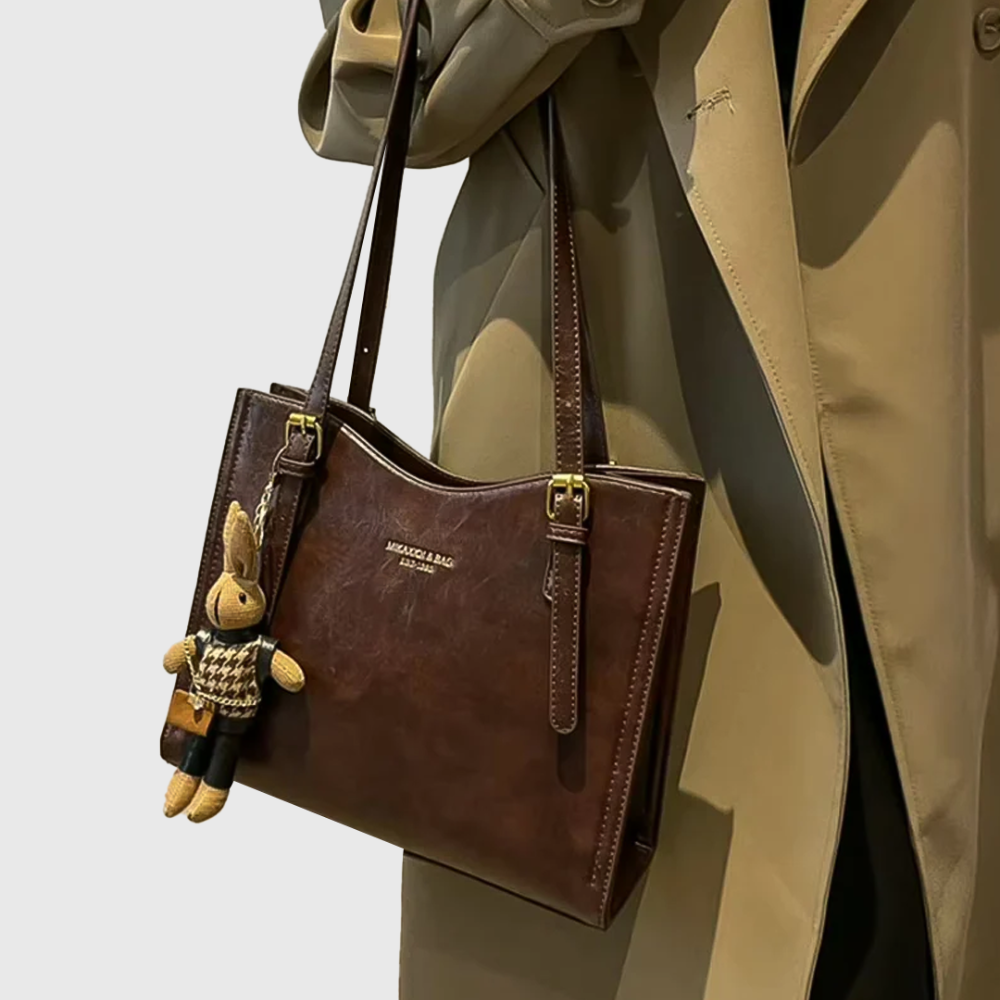 Sac à Épaule en Cuir Végan | Minimaliste, Élégant au Quotidien