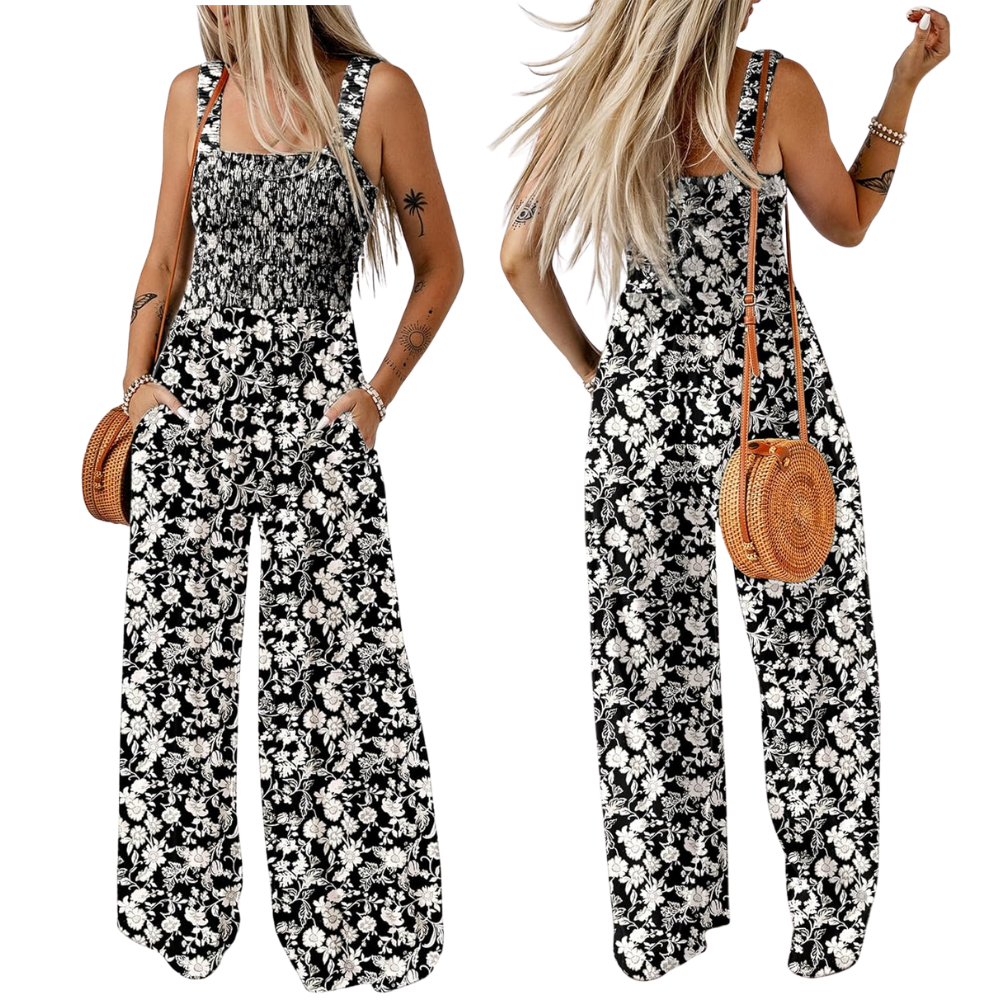 Combinaison Fleurie Luna | Style d’Été Bohème, Chic et Léger