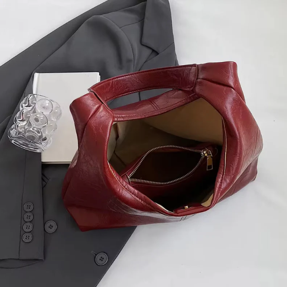 Sac Fourre-Tout en Cuir Vegan avec Pochette | Élégance Moderne