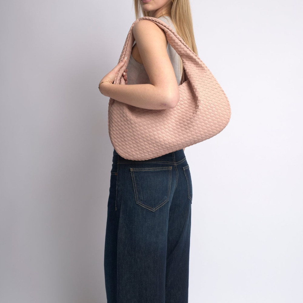 Sac Bandoulière en Cuir Vegan Tressé pour Femme | Élégant et Classique