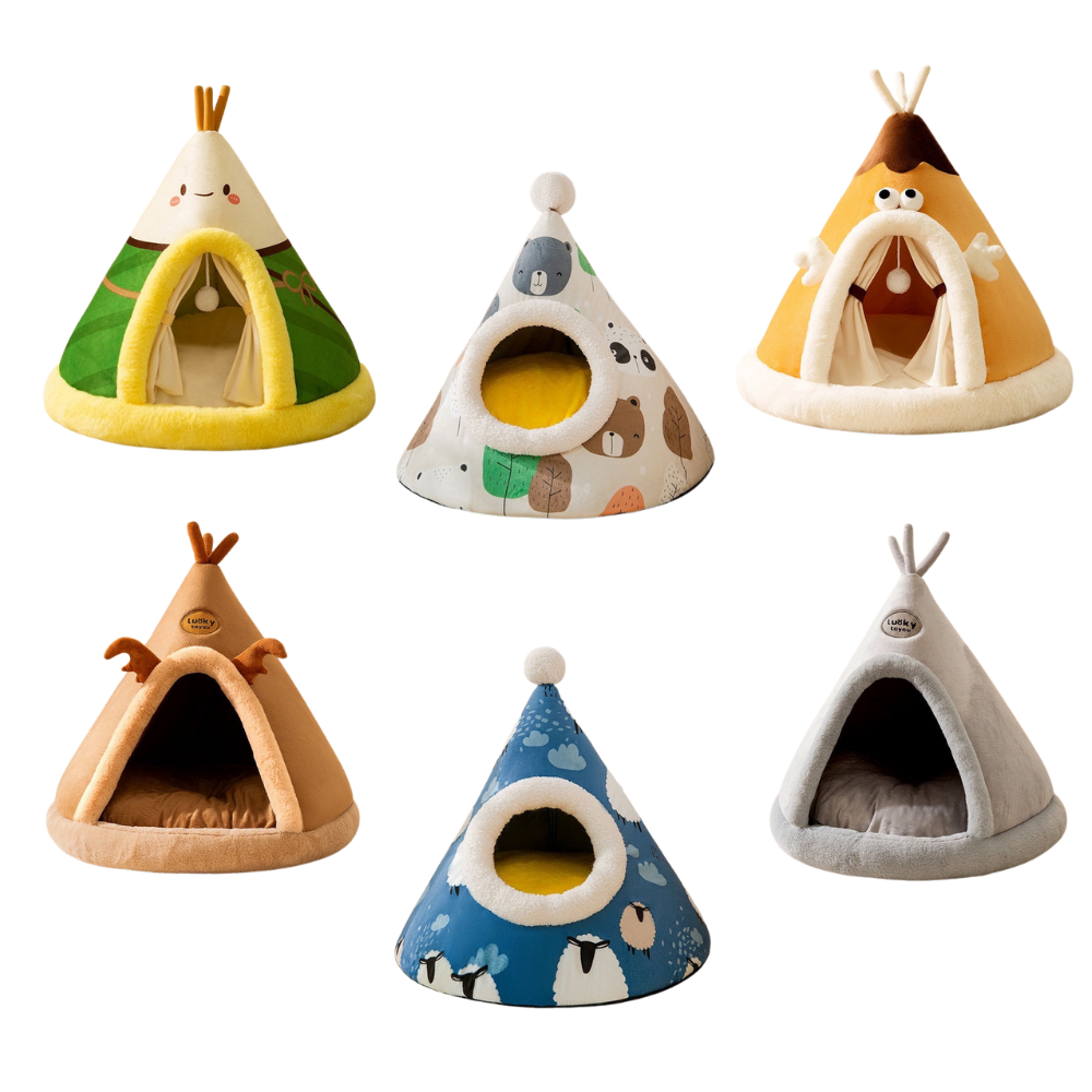 Lit Tente pour Animaux QuickWarm | Doux, Confort Instantané