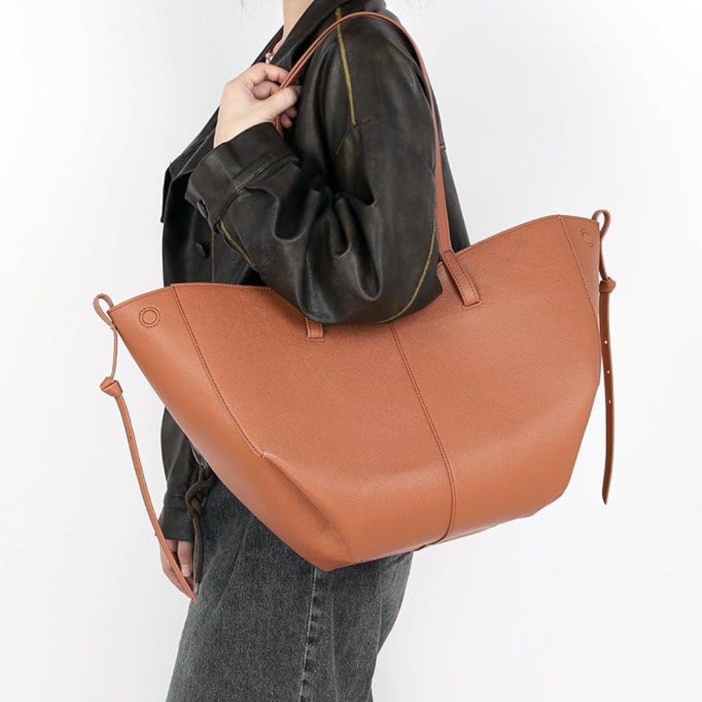 Sac Cabas Élégant en Similicuir | Sac Spacieux du Quotidien
