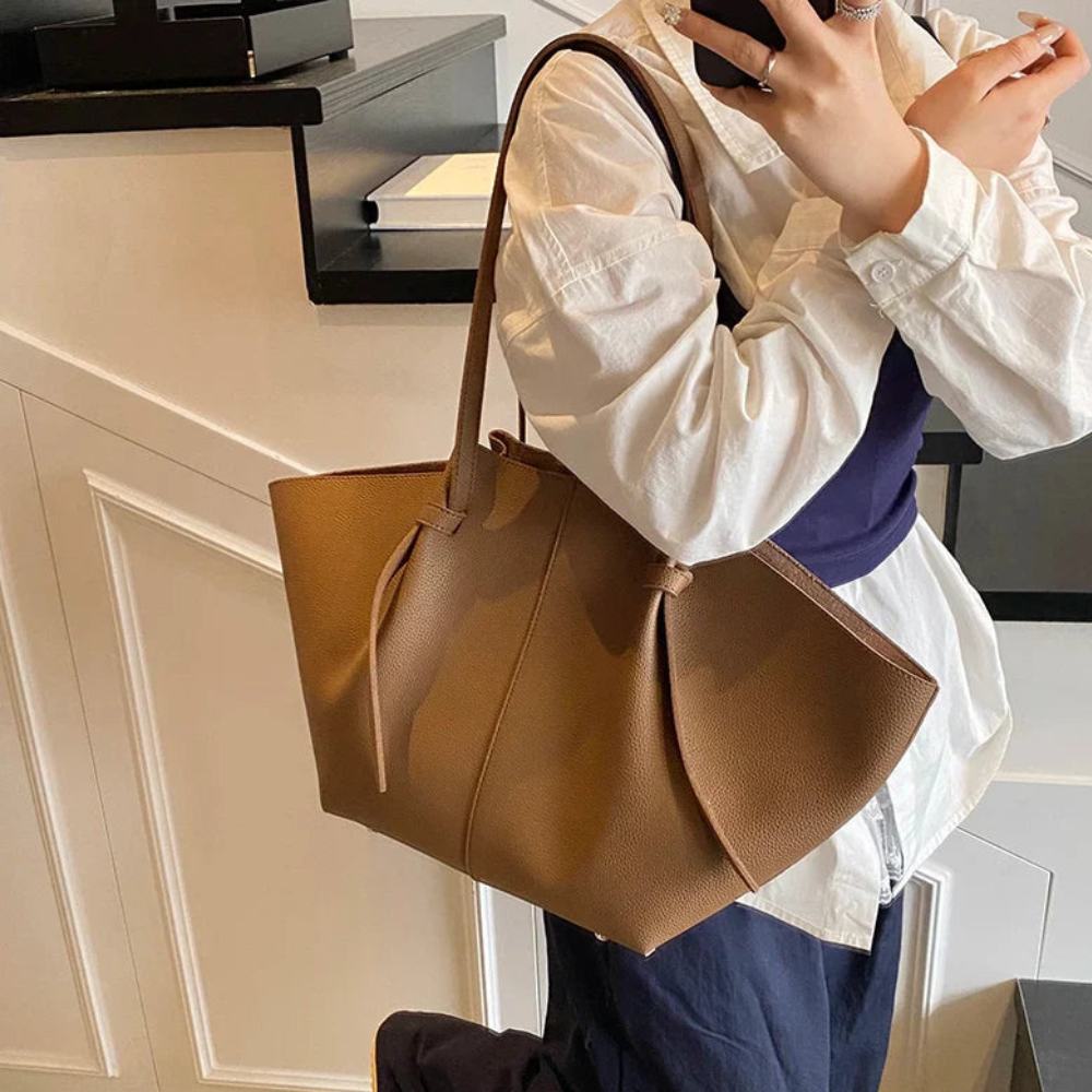 Sac Cabas en Similicuir | Sac à Main Élégant pour Femme