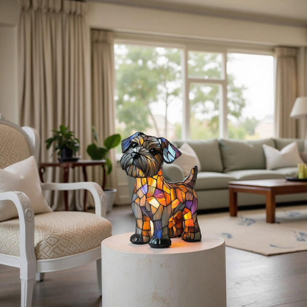 Lampe Souvenir Chien LED – Lumière Apaisante et Design Émotionnel