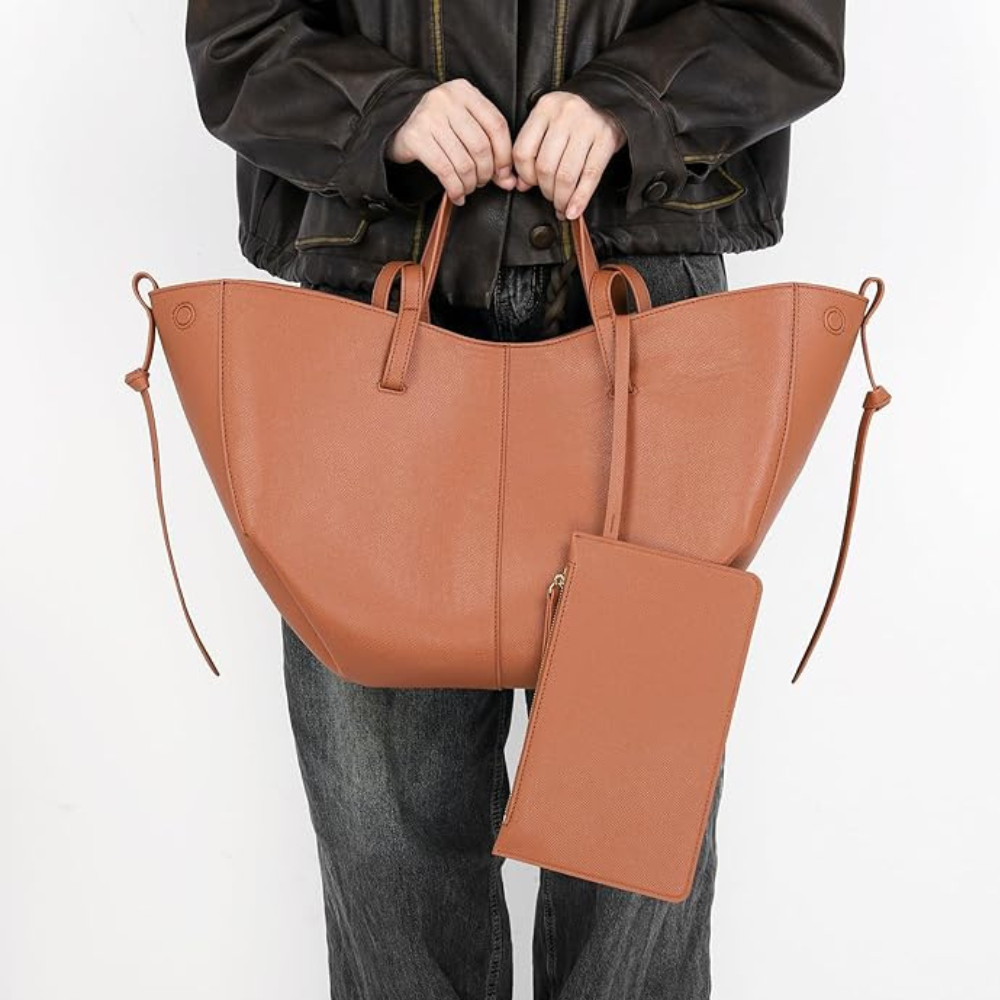 Sac Cabas Élégant en Similicuir | Sac Spacieux du Quotidien