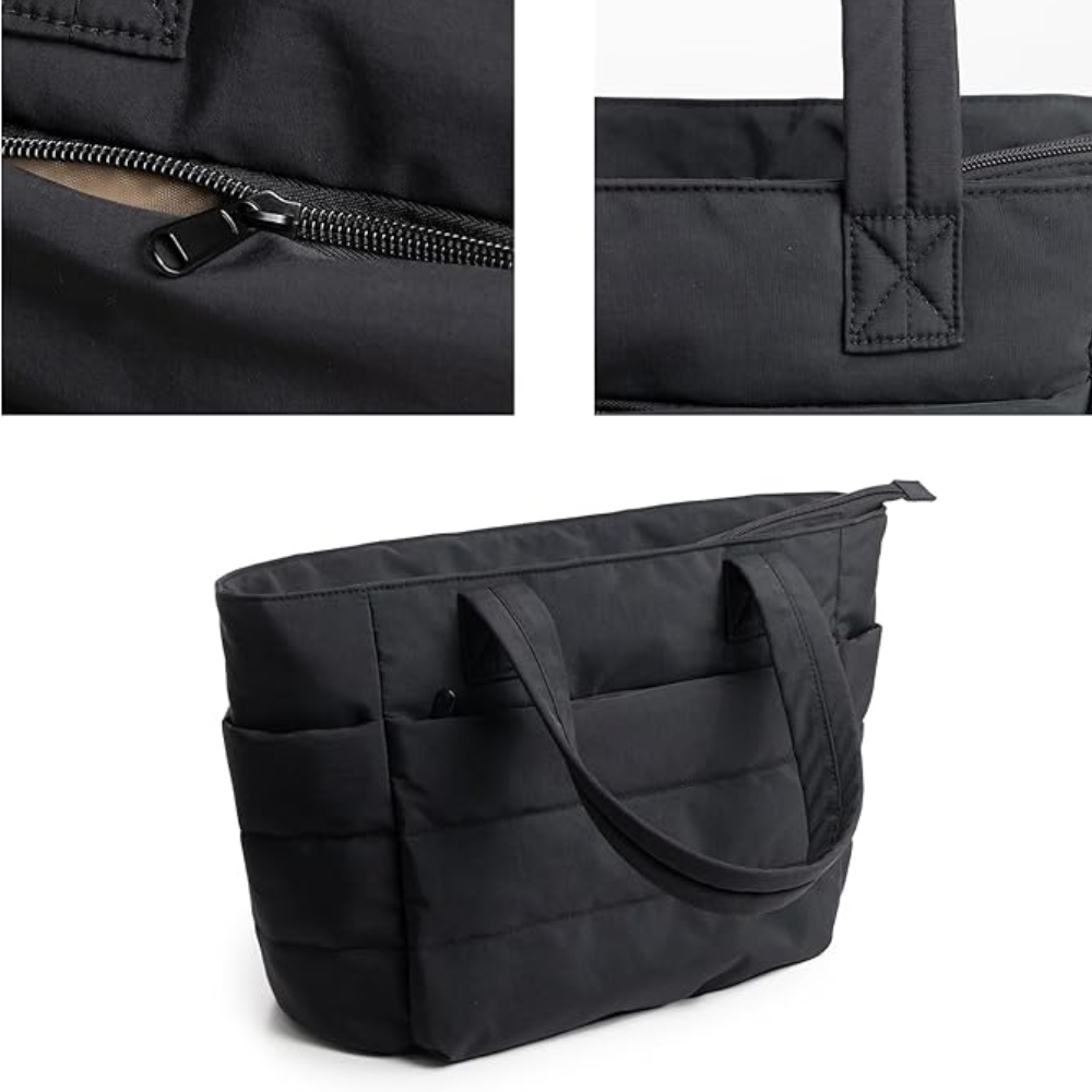 Grand Sac Cabas Matelassé Multi-Poches | Léger et Spacieux