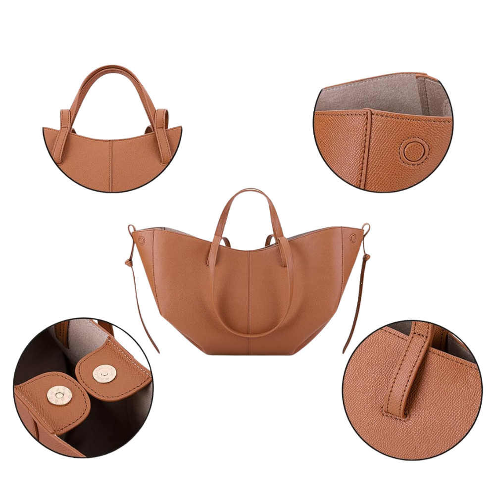 Sac Cabas Élégant en Similicuir | Sac Spacieux du Quotidien