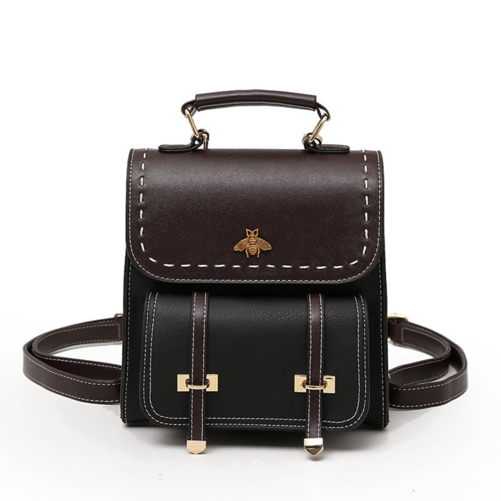 Sac à Dos Mini Classique 2-en-1 | Style Vintage en Similicuir Végan