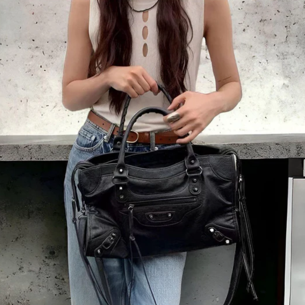 Sac Bandoulière en Cuir Vintage | Un Compagnon Élégant au Quotidien