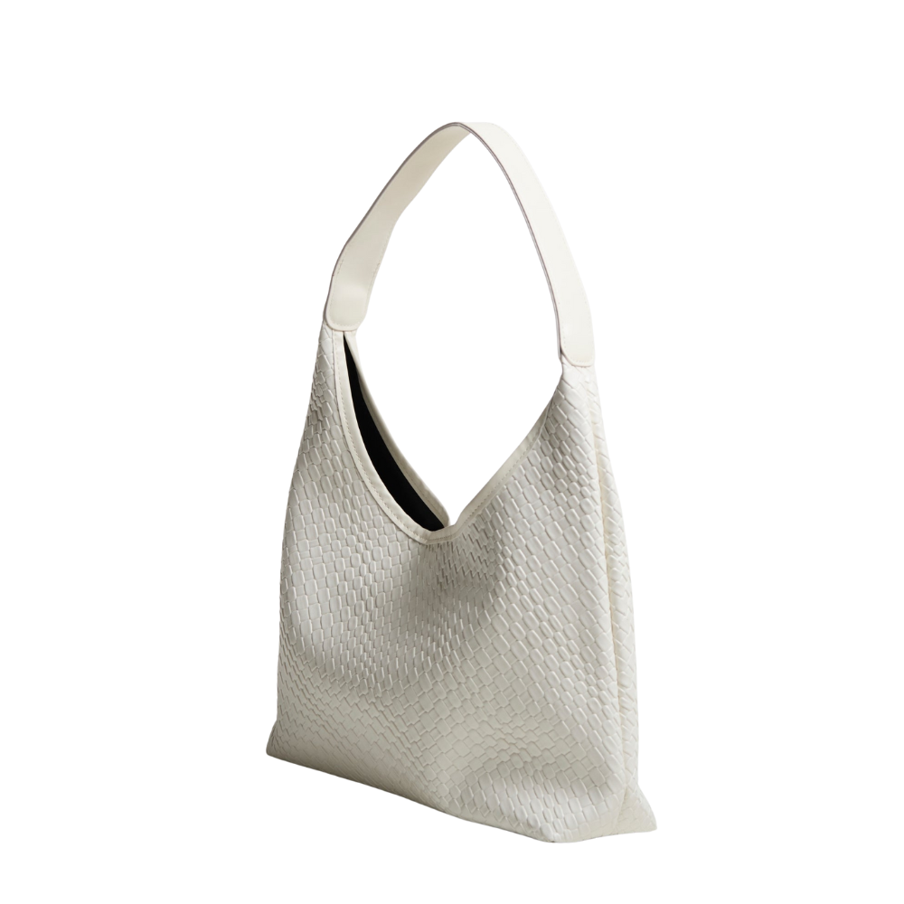 Sac Épaule Croco avec Pochette | Léger & Spacieux
