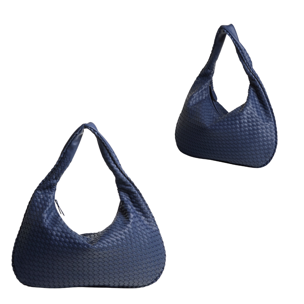 Sac Bandoulière en Cuir Vegan Tressé pour Femme | Élégant et Classique