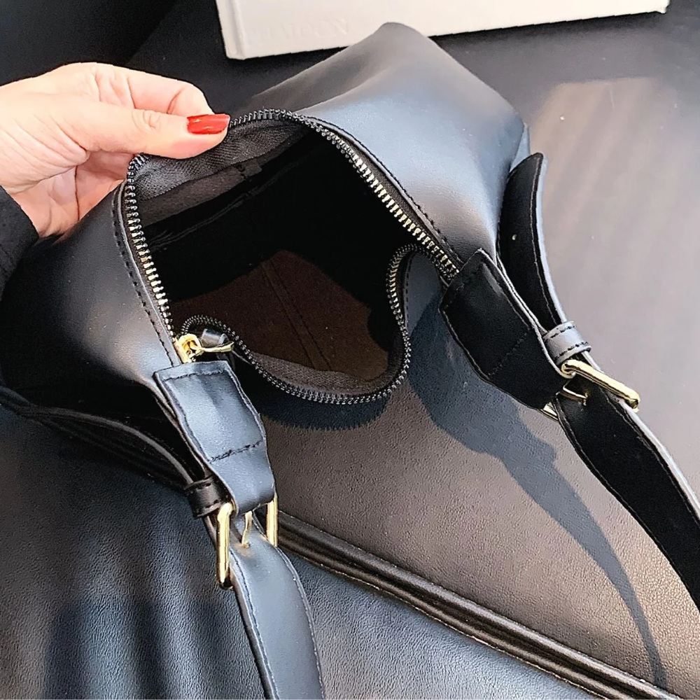 Sac Épaule Chic Noir | Sac à Main Moderne, Minimaliste