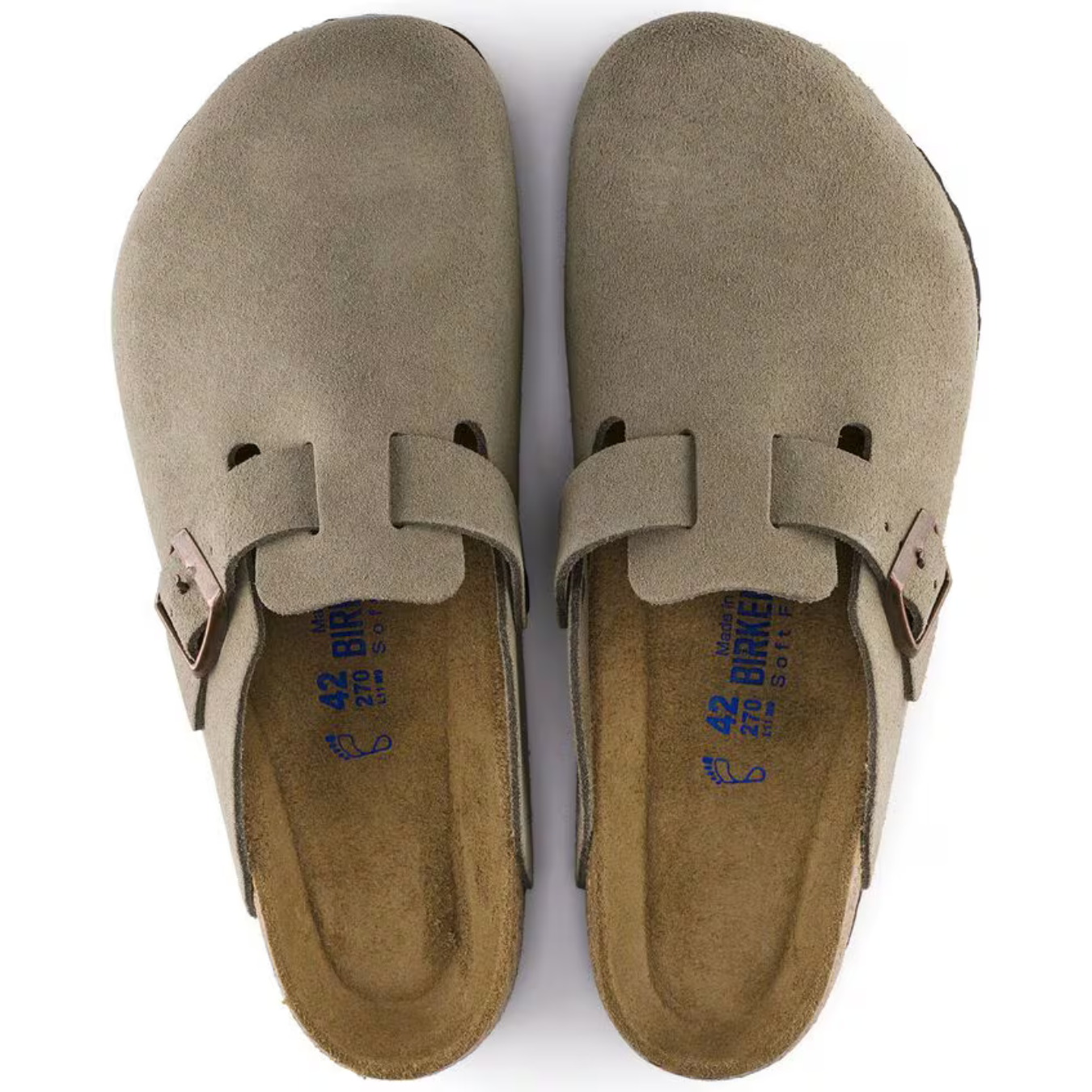 Boston Suède | Lit de pied souple Taupe