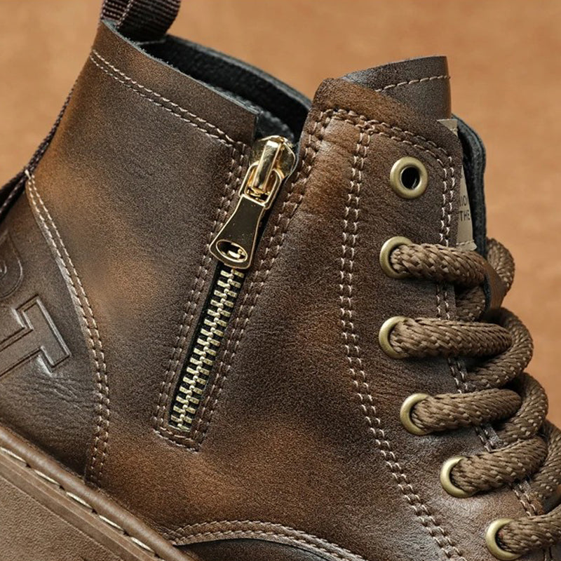 Botte orthopédique homme imperméable et résistante