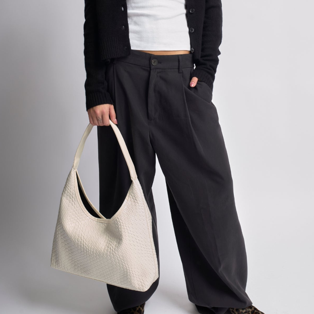 Sac Épaule Croco avec Pochette | Léger & Spacieux