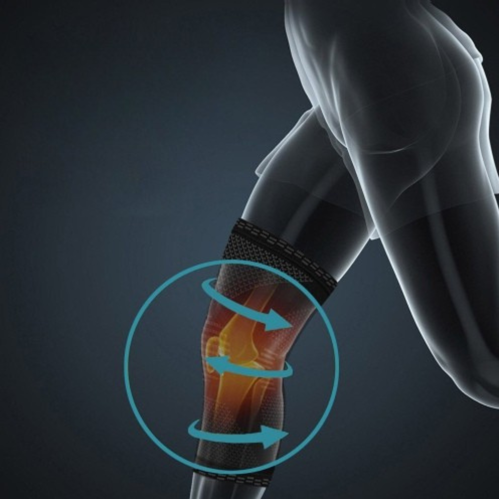 Genouillère de Compression Respirante | Soulagement de la Douleur et Stabilité