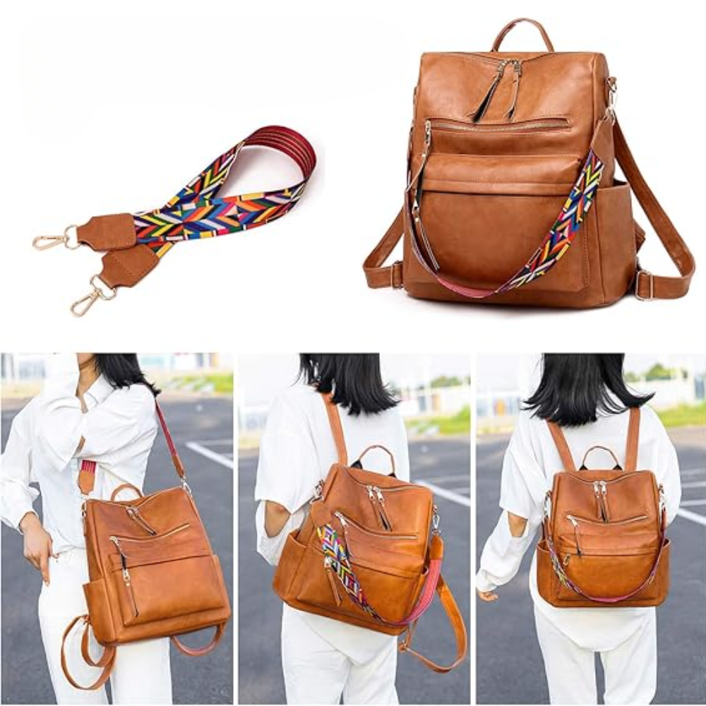 Sac à Dos Classique Femme en Cuir PU | Élégant au Quotidien