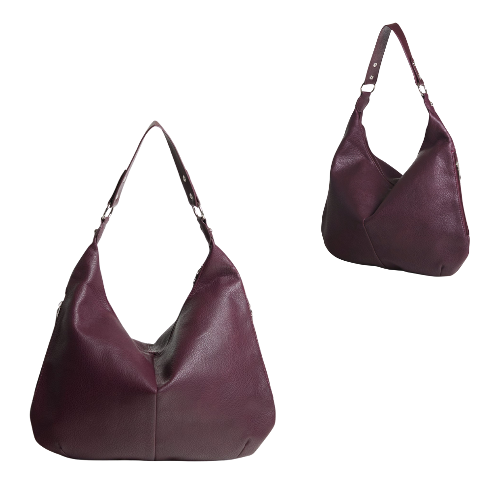 Sac Épaule Élégant en Cuir Végan | Essentiel Quotidien Léger