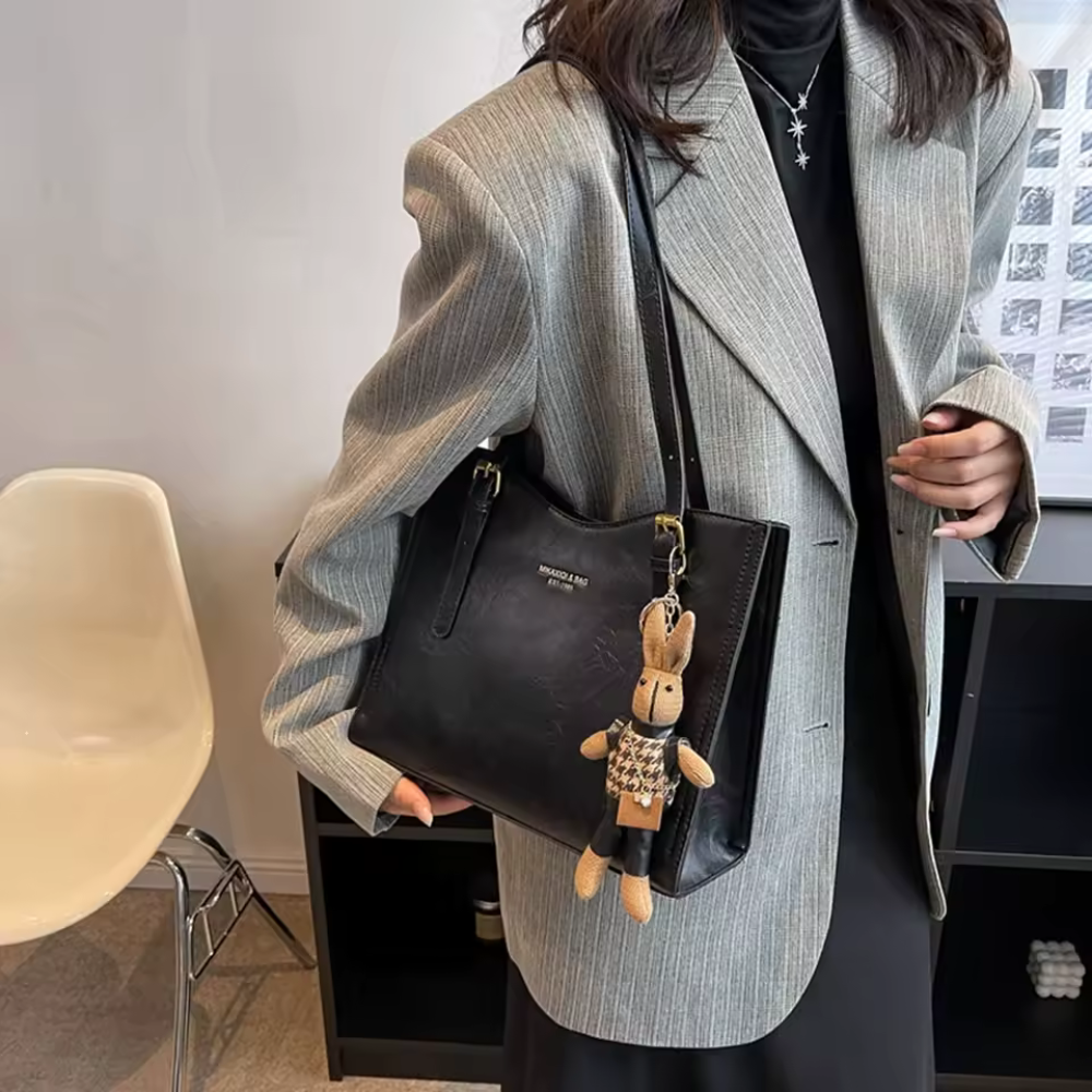 Sac à Épaule en Cuir Végan | Minimaliste, Élégant au Quotidien