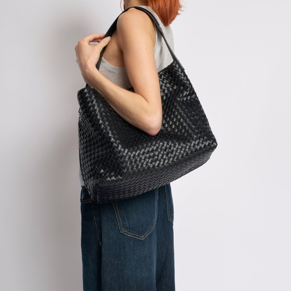Sac Cabas en Similicuir Tressé | Sac à Main Élégant Quotidien