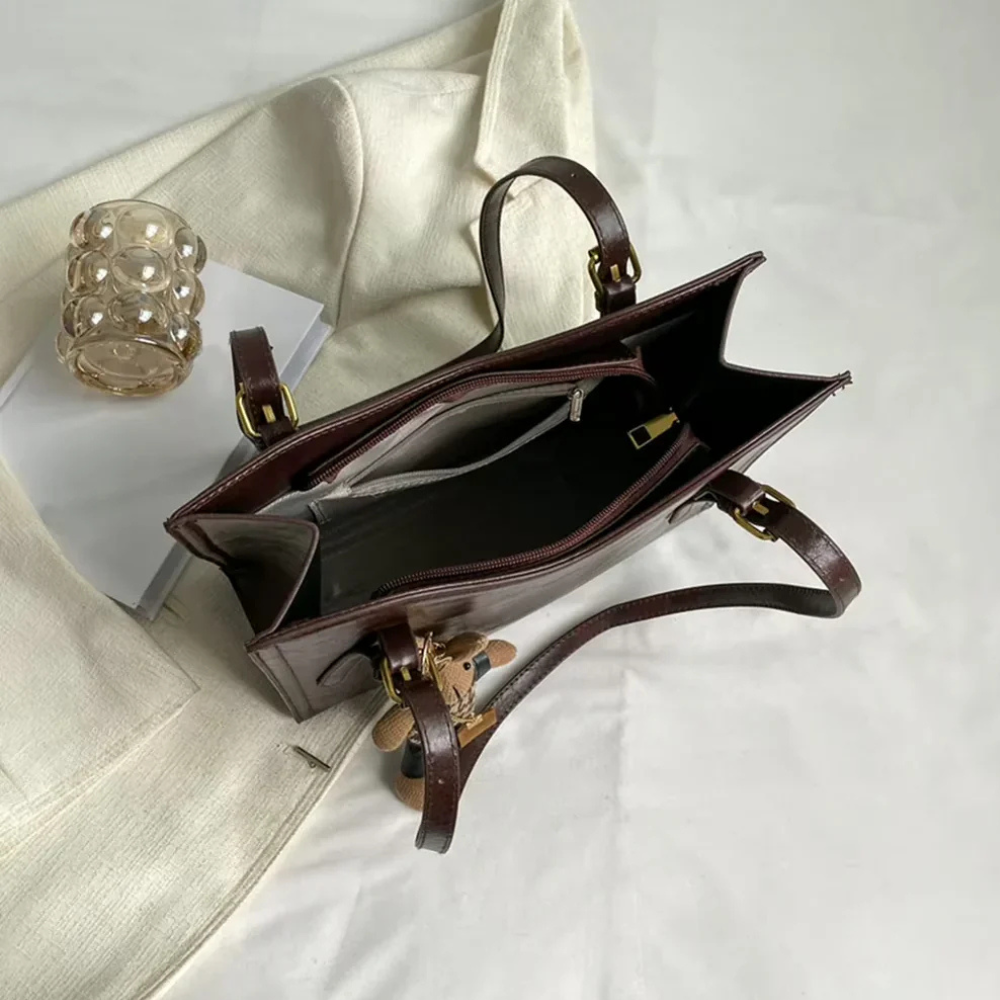 Sac à Épaule en Cuir Végan | Minimaliste, Élégant au Quotidien