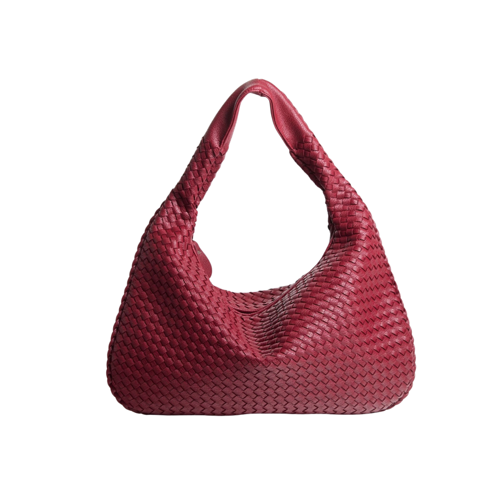 Sac Bandoulière en Cuir Vegan Tressé pour Femme | Élégant et Classique