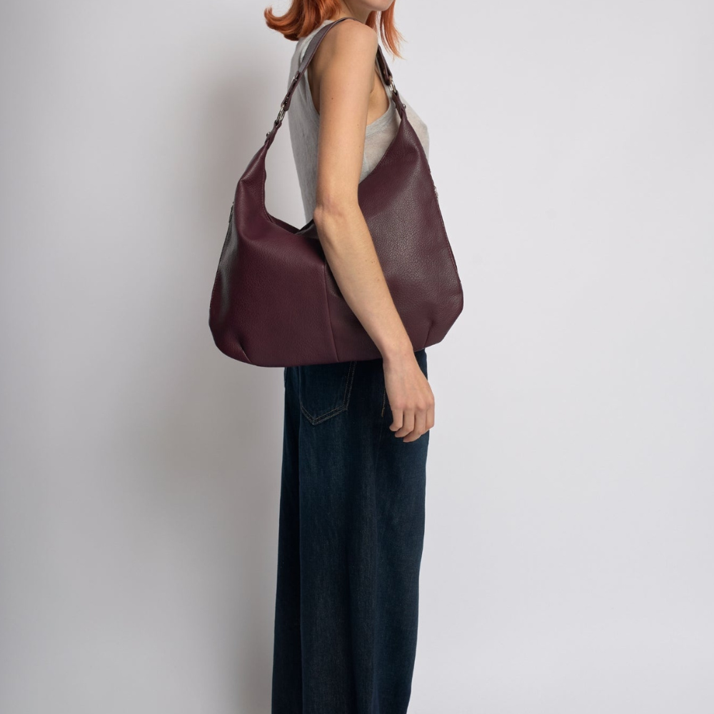 Sac Épaule Élégant en Cuir Végan | Essentiel Quotidien Léger