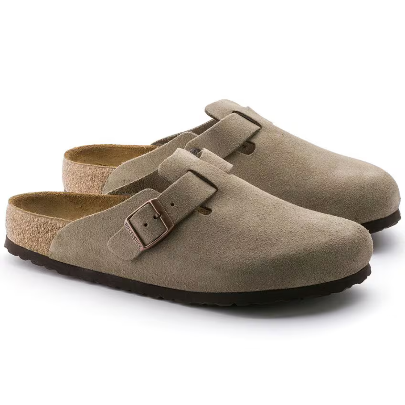 Boston Suède | Lit de pied souple Taupe