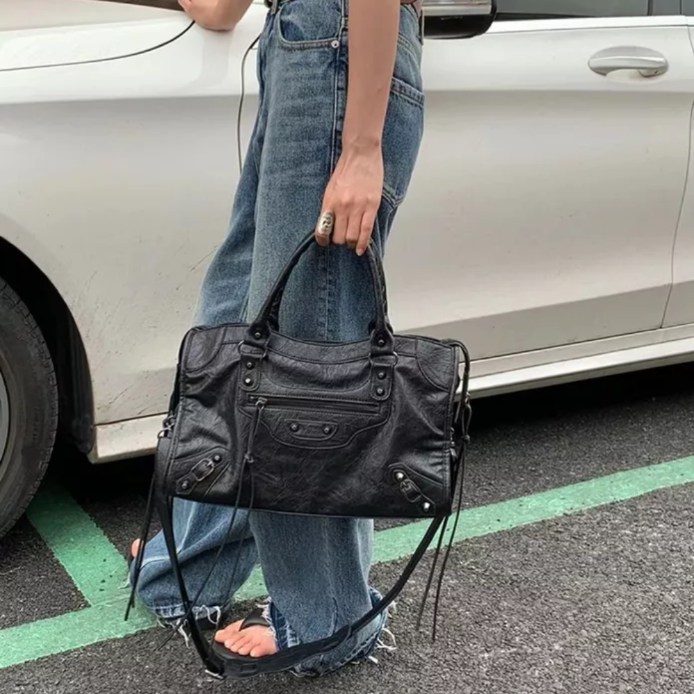 Sac Bandoulière en Cuir Vintage | Un Compagnon Élégant au Quotidien