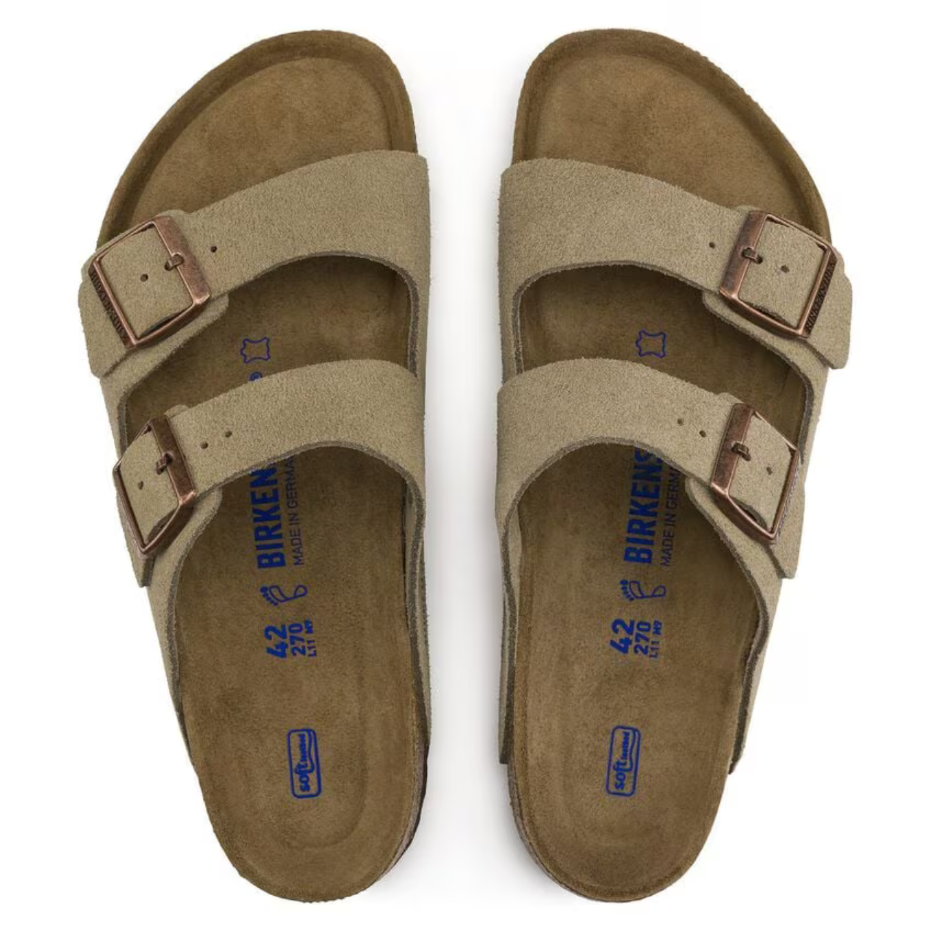 Arizona | Cuir Velours Taupe