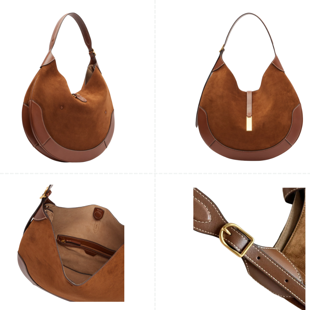 Aurélie - Sac Épaule en Daim