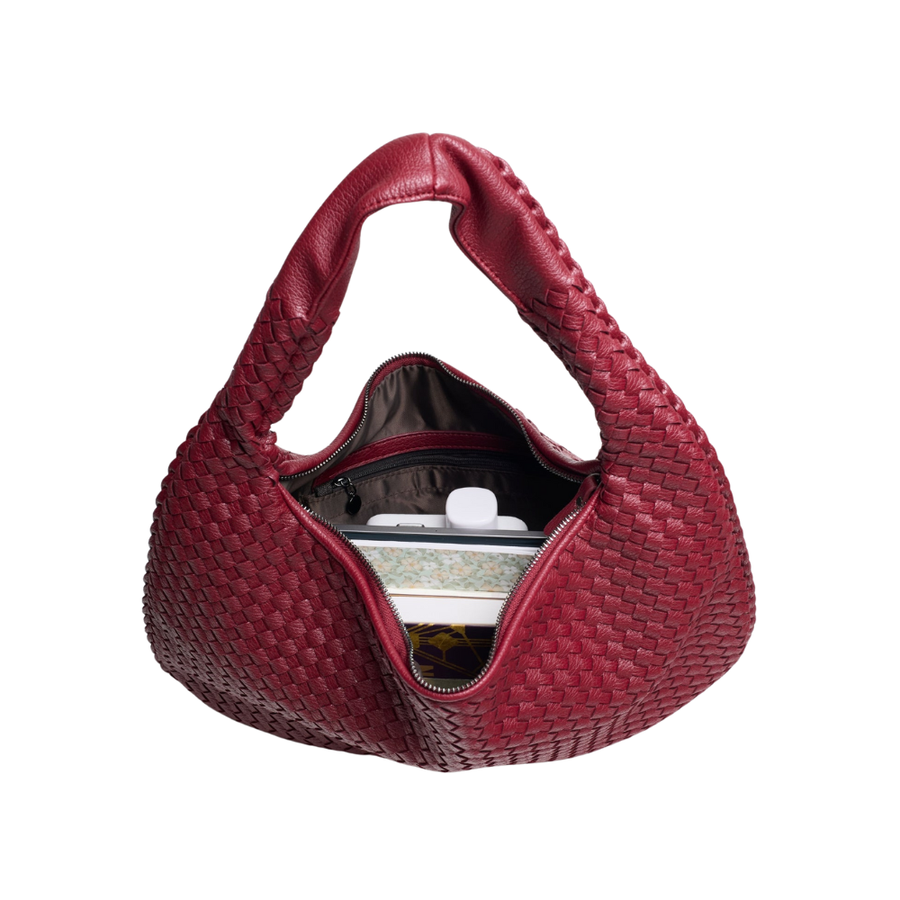 Sac Bandoulière en Cuir Vegan Tressé pour Femme | Élégant et Classique