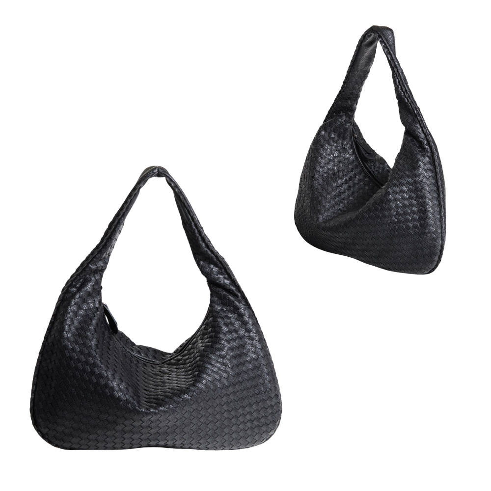 Sac Bandoulière en Cuir Vegan Tressé pour Femme | Élégant et Classique