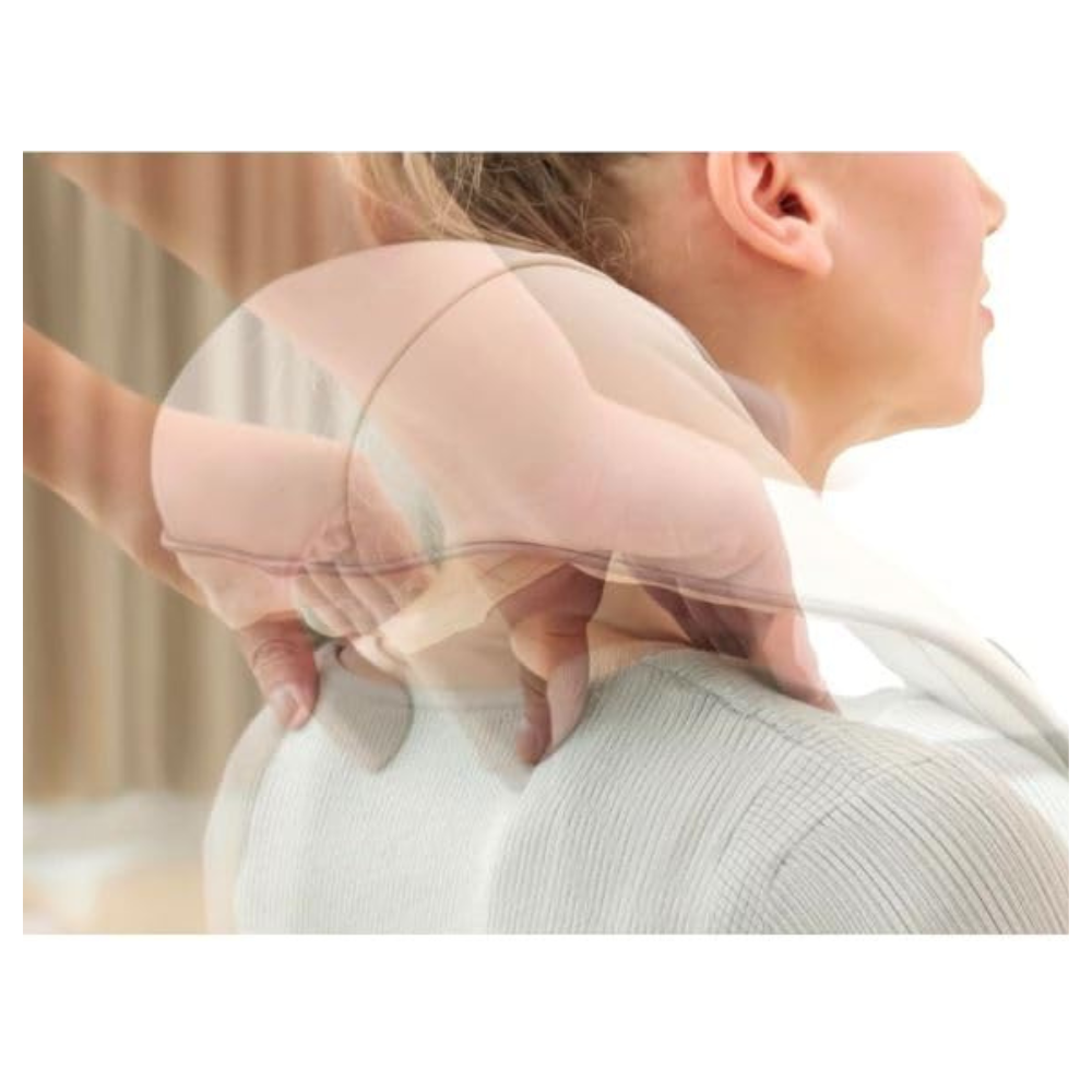 Masseur Chauffant Sans Fil Multi-Usage | Soulagement Nuque, Dos, Jambes