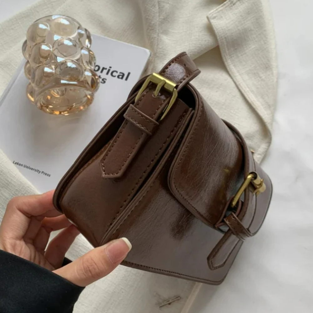 Sac Bandoulière à Rabat Carré | Sac à Bandoulière Compact, Élégant