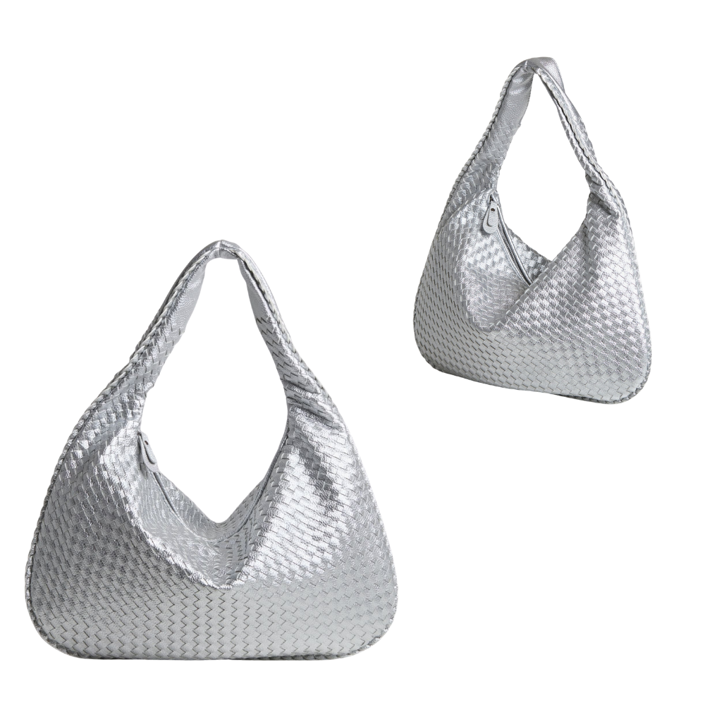 Sac Bandoulière en Cuir Vegan Tressé pour Femme | Élégant et Classique