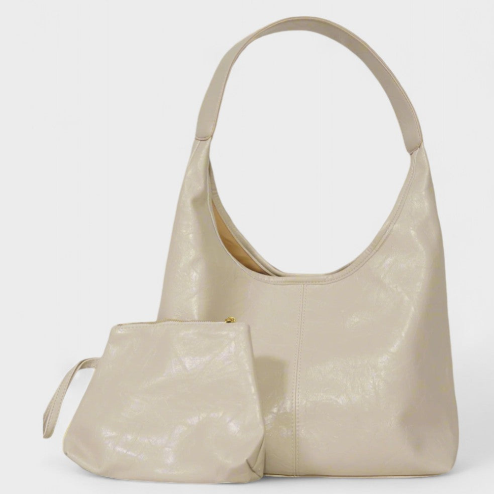 Sac Fourre-Tout en Cuir Vegan avec Pochette | Élégance Moderne