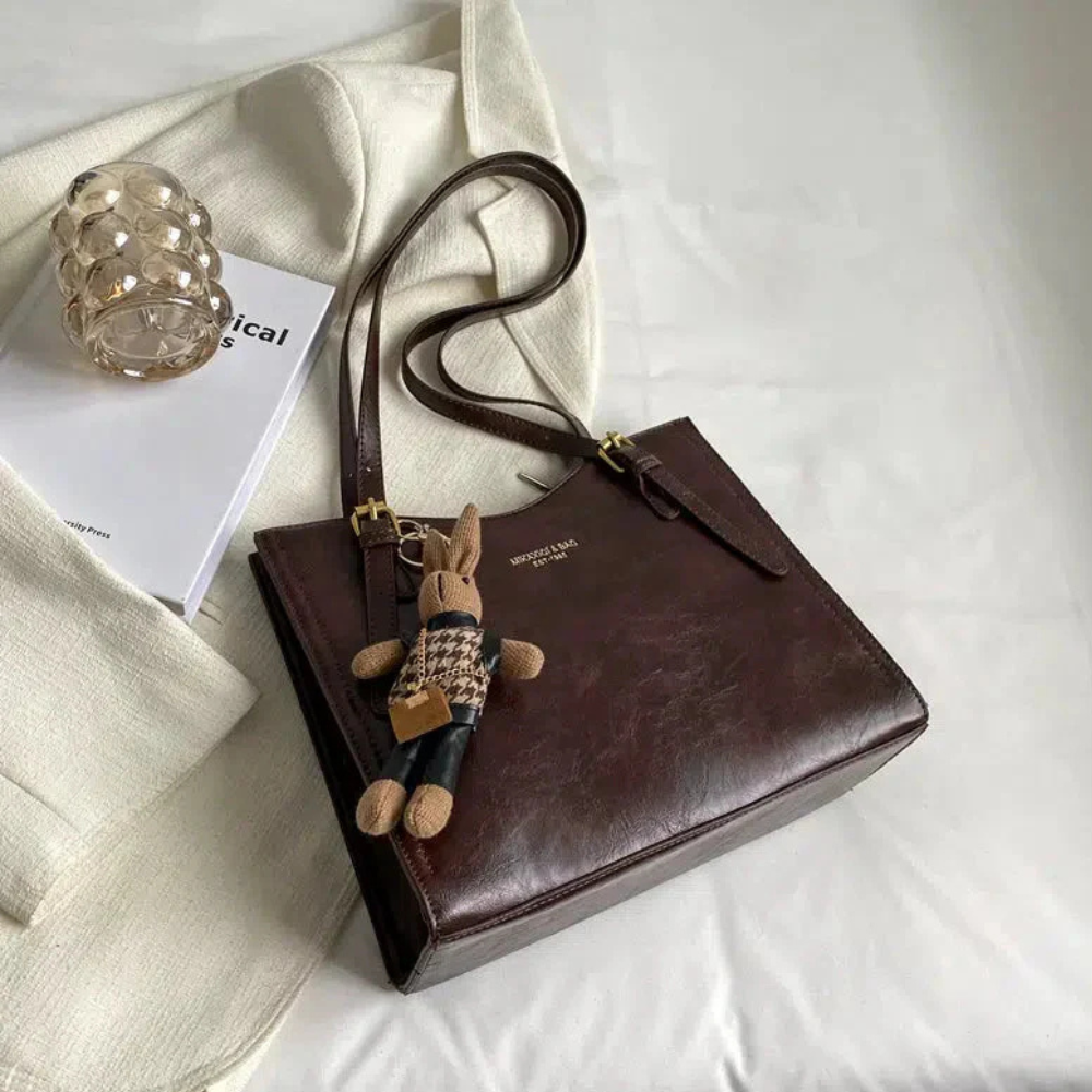 Sac à Épaule en Cuir Végan | Minimaliste, Élégant au Quotidien