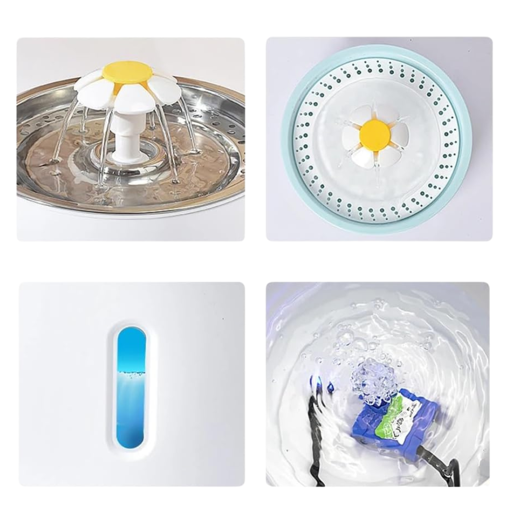 Fontaine à Eau pour Chat | Sûre, Silencieuse, Eau Filtrée