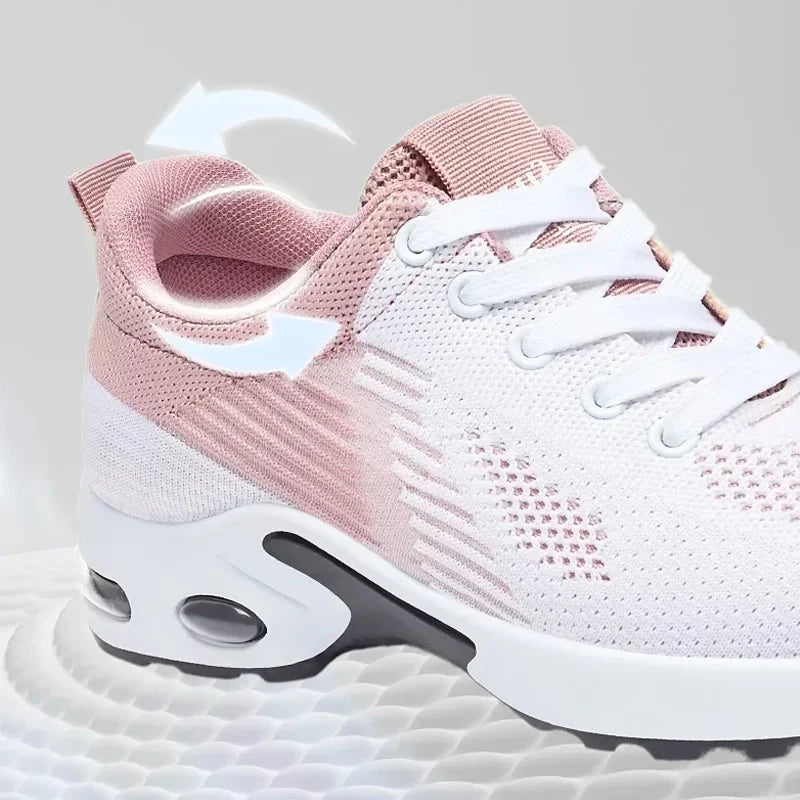 Baskets orthopédiques femme avec semelle à coussin d’air – confort pour marche et douleurs aux pieds