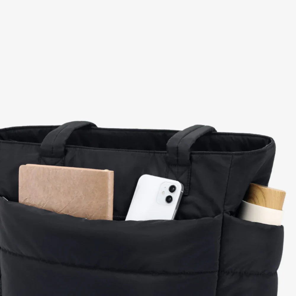 Grand Sac Cabas Matelassé Multi-Poches | Léger et Spacieux