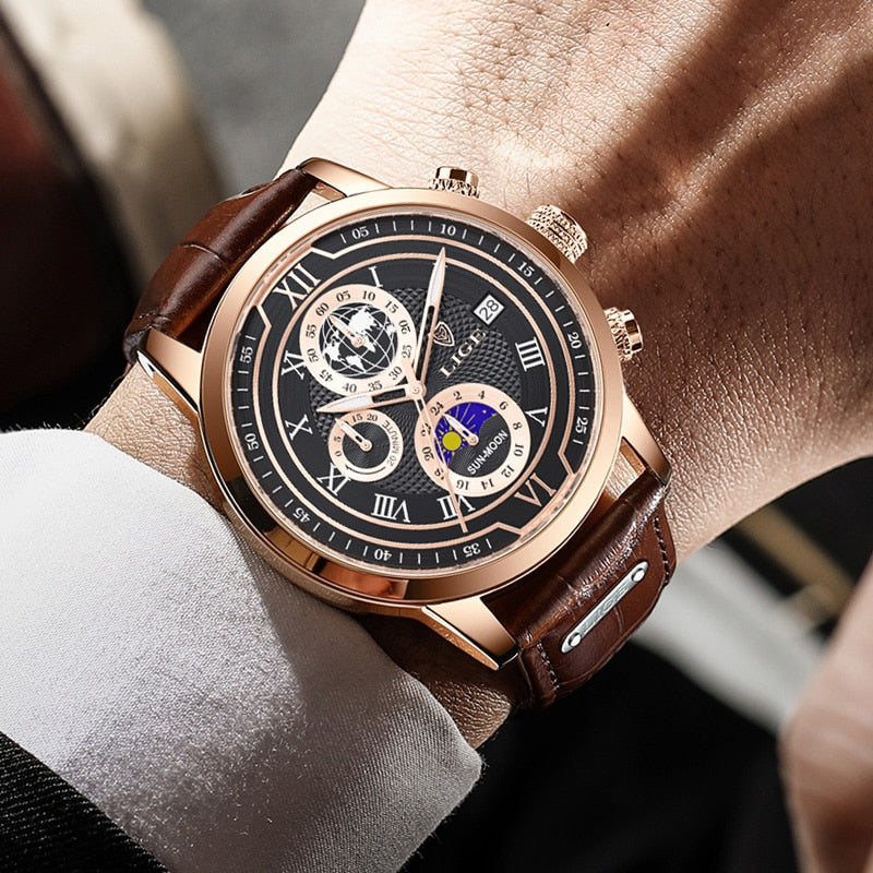 Montre Chronographe à Quartz pour Homme haut de gamme