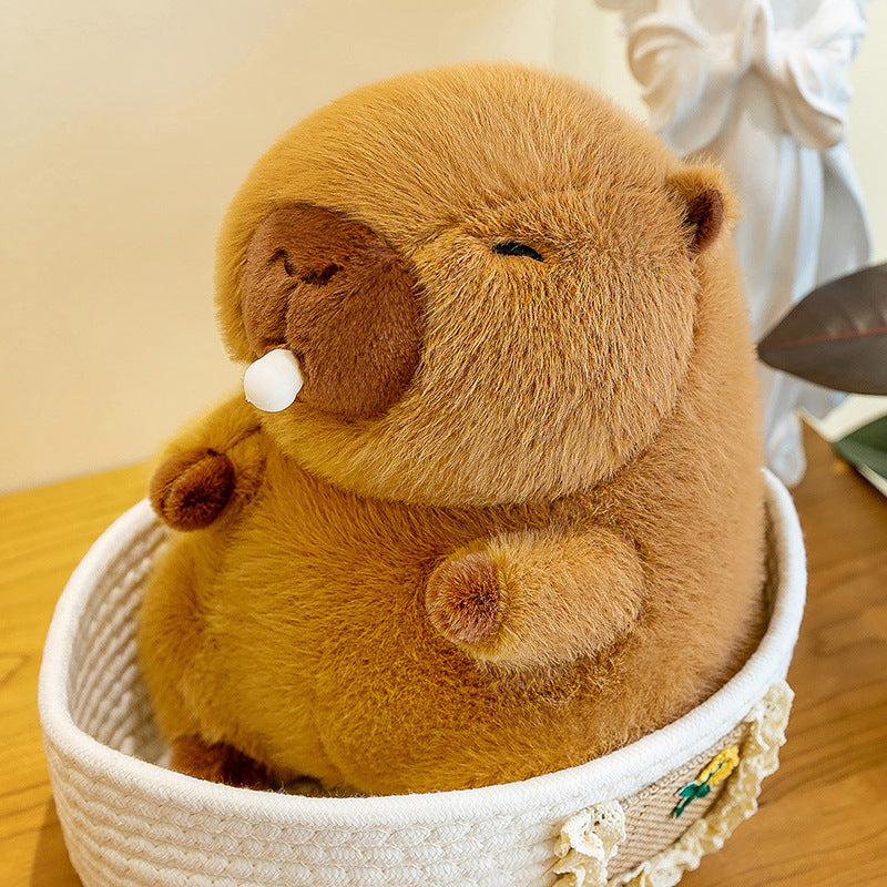 Peluche capybara kawaii | Idéale pour enfants et déco