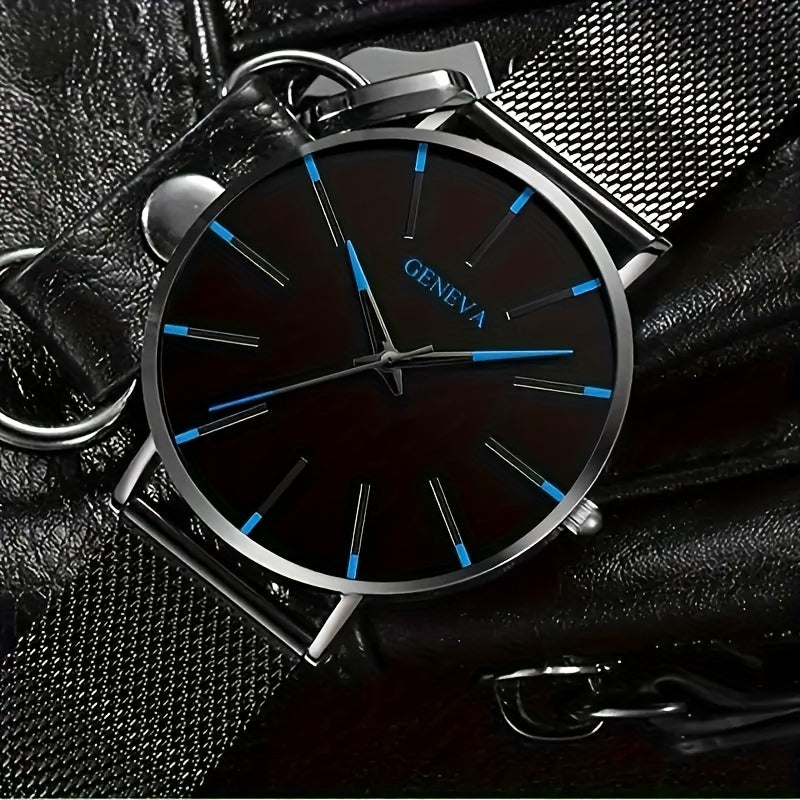 Montre homme à quartz élégante | Design fin, précision et confort au quotidien