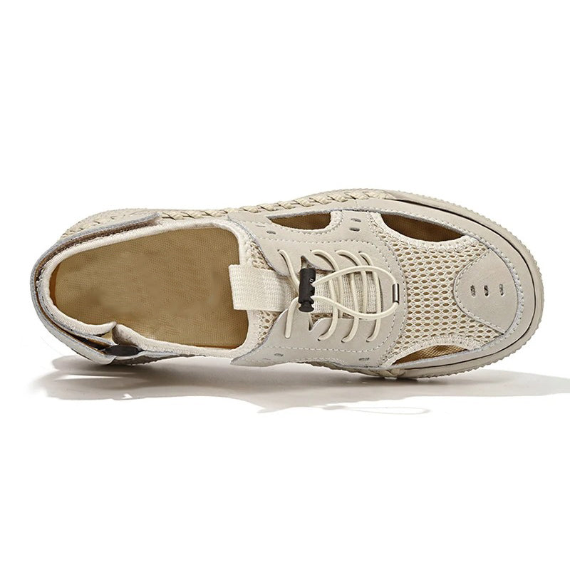 Sandale orthopédique homme à maille respirante