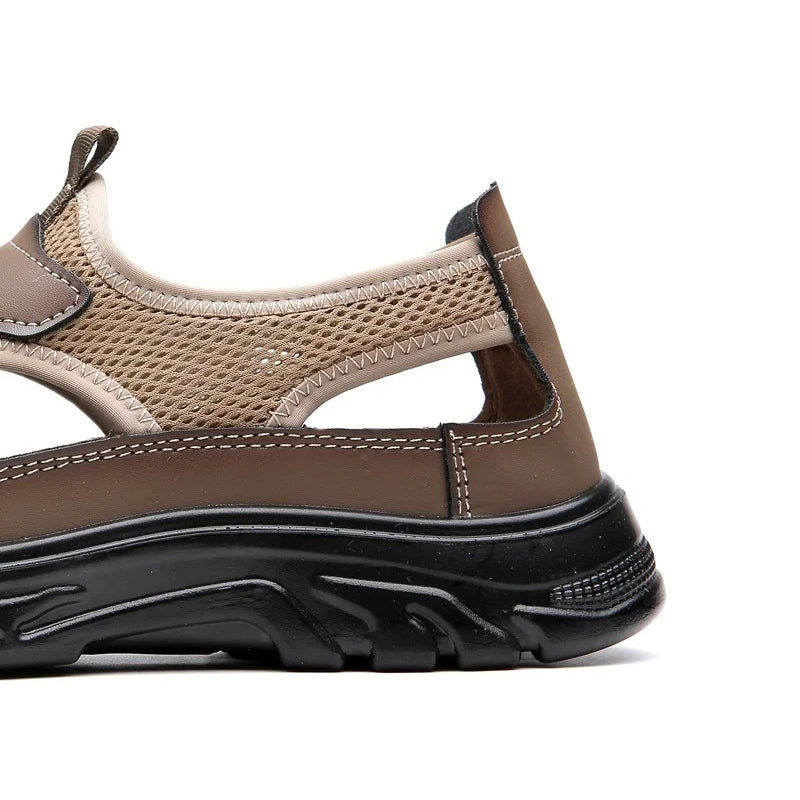 Sandale orthopédique homme aérée et souple